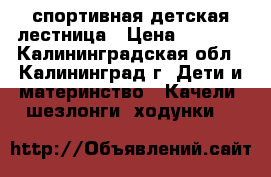 спортивная детская лестница › Цена ­ 3 500 - Калининградская обл., Калининград г. Дети и материнство » Качели, шезлонги, ходунки   